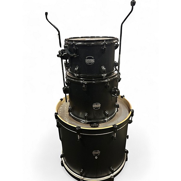 Used Mapex 3 Piece Mars Black Drum Kit