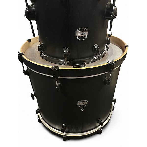 Used Mapex 3 Piece Mars Black Drum Kit