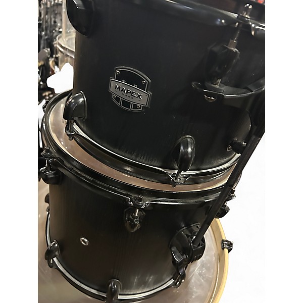 Used Mapex 3 Piece Mars Black Drum Kit