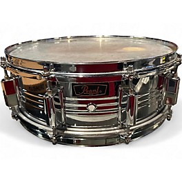 Used 1970s Pearl 5X14 Jupiter Chrome Over Brass Drum