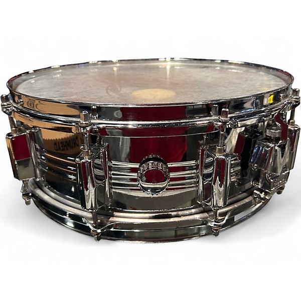 Used 1970s Pearl 5X14 Jupiter Chrome Over Brass Drum