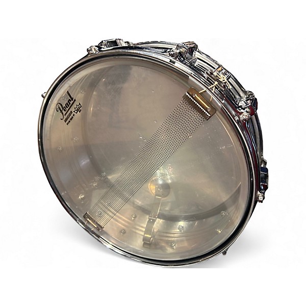 Used 1970s Pearl 5X14 Jupiter Chrome Over Brass Drum