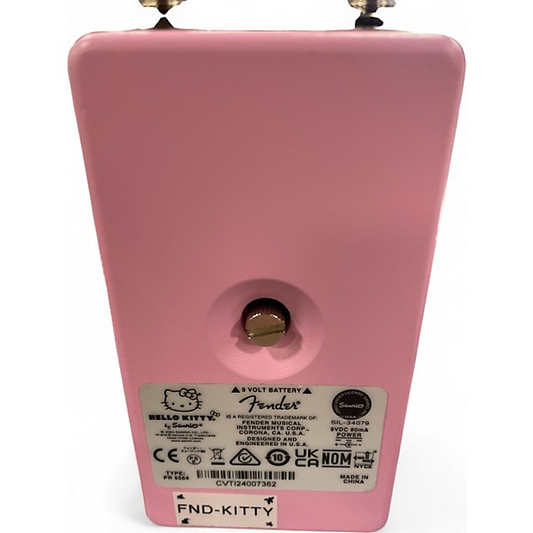 Used Fender hello kitty fuzz Effect Pedal