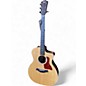 Used Taylor 214CE Deluxe Natural Acoustic Electric Guitar thumbnail