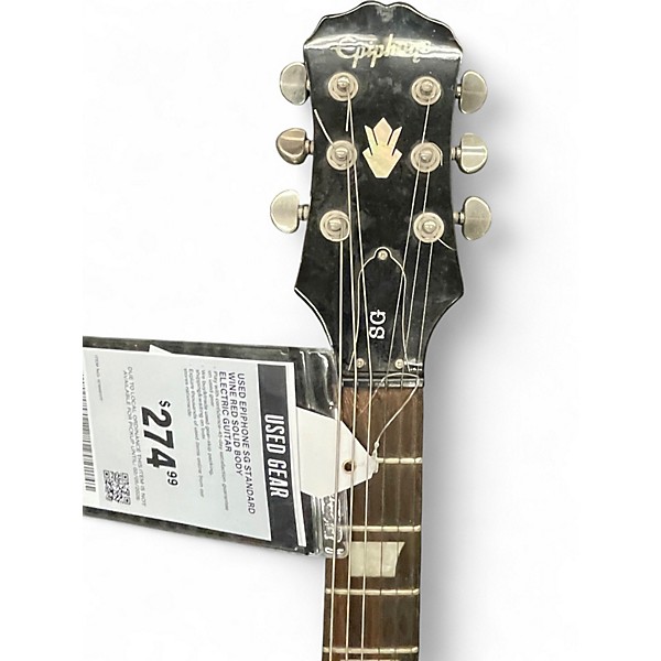 Used Epiphone SG Standard Wine Red Solid Body Electric Guitar