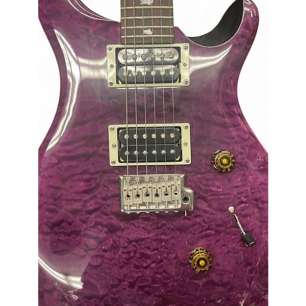 Used PRS SE Custom 24 Amethyst Solid Body Electric Guitar