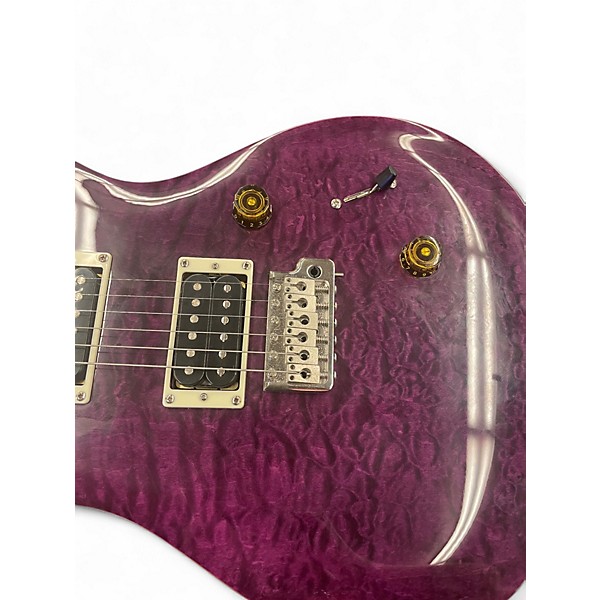 Used PRS SE Custom 24 Amethyst Solid Body Electric Guitar