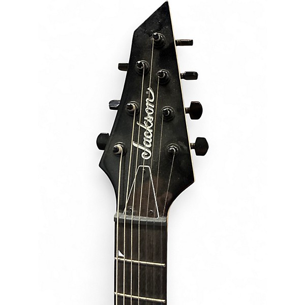 Used 2020s Jackson JS22-7 Dinky 7 String Black Solid Body Electric Guitar