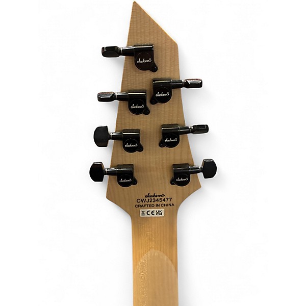 Used 2020s Jackson JS22-7 Dinky 7 String Black Solid Body Electric Guitar