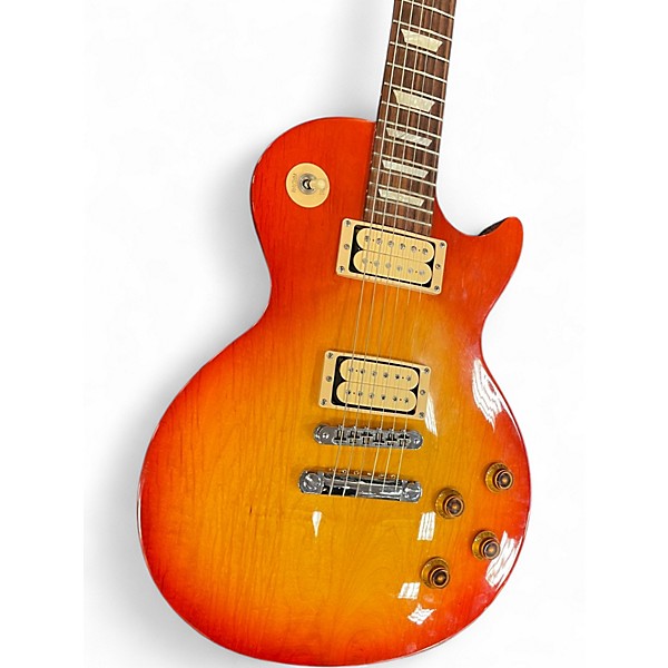 Used Gibson Les Paul Deluxe Cherry Sunburst Solid Body Electric Guitar