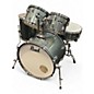 Used Pearl 5 Piece Roadshow Ice Blue Sparkle Drum Kit thumbnail