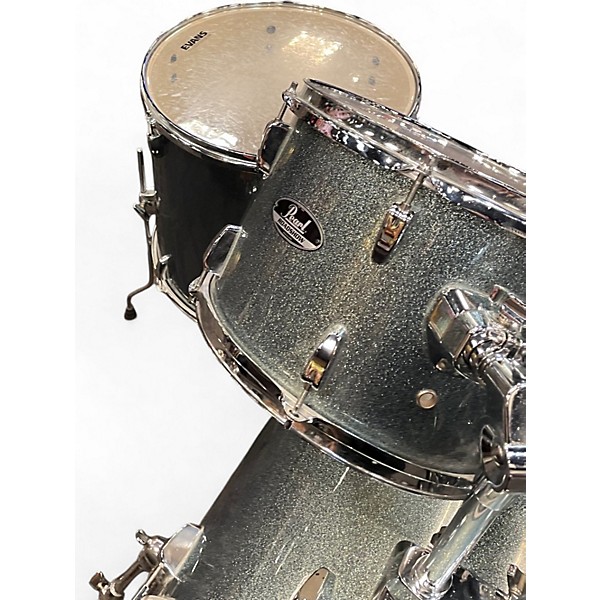 Used Pearl 5 Piece Roadshow Ice Blue Sparkle Drum Kit