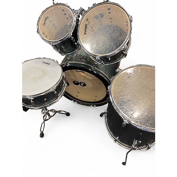 Used Pearl 5 Piece Roadshow Ice Blue Sparkle Drum Kit