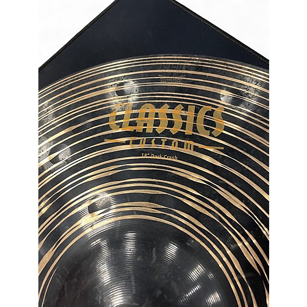 Used MEINL 18in Classic Custom Medium Crash Cymbal