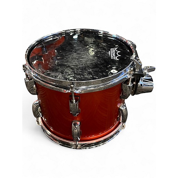 Used Pearl 5 Piece Vision Metallic Orange Drum Kit