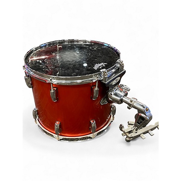 Used Pearl 5 Piece Vision Metallic Orange Drum Kit