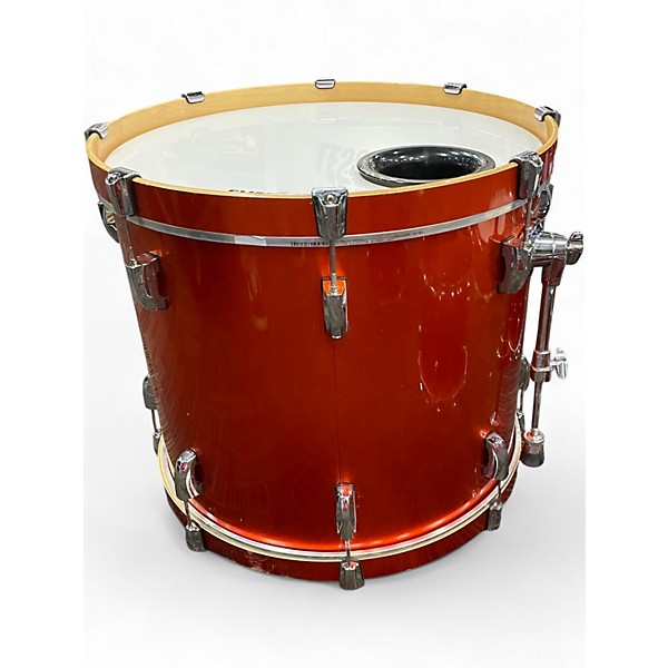 Used Pearl 5 Piece Vision Metallic Orange Drum Kit