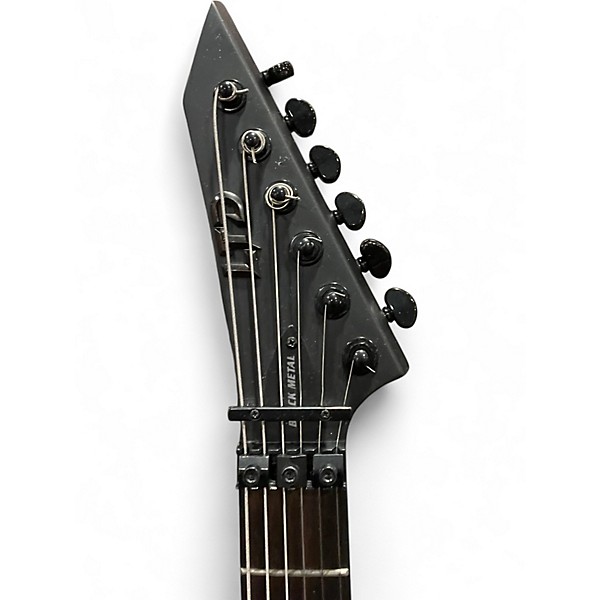 Used ESP LTD M-BLACK Satin Black Solid Body Electric Guitar