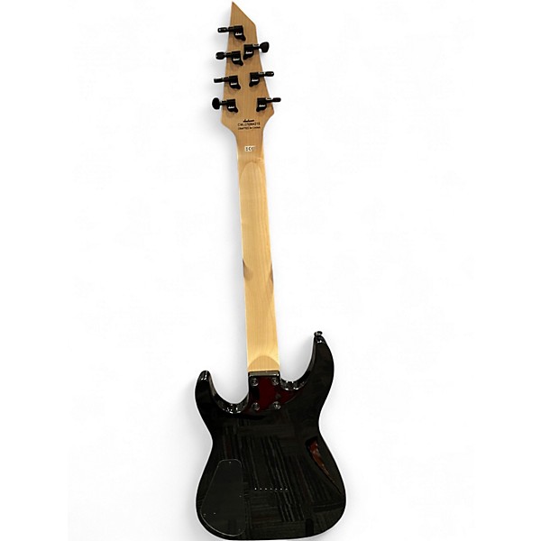 Used Jackson JS22-7 Dinky 7 String Black Solid Body Electric Guitar