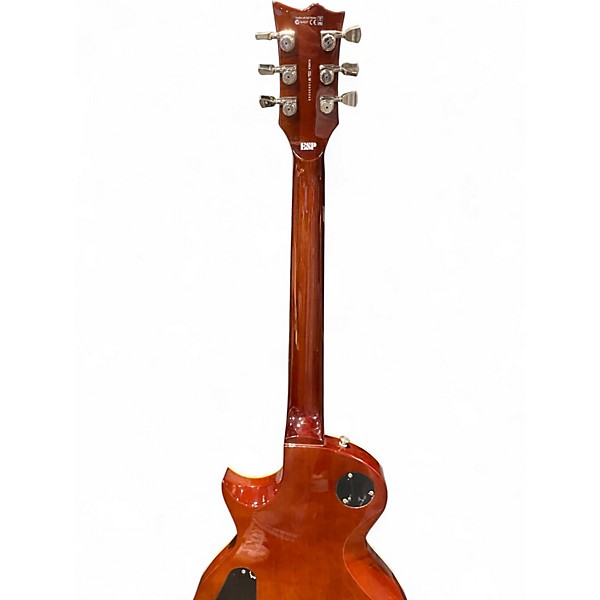 Used ESP LTD EC1000 Deluxe AMBER SUNBURST Solid Body Electric Guitar