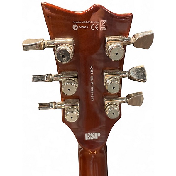 Used ESP LTD EC1000 Deluxe AMBER SUNBURST Solid Body Electric Guitar