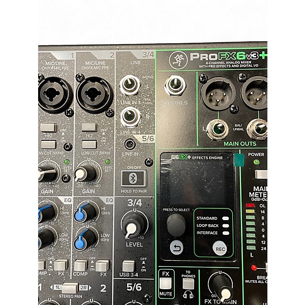 Used Mackie ProFX6v3+ Unpowered Mixer