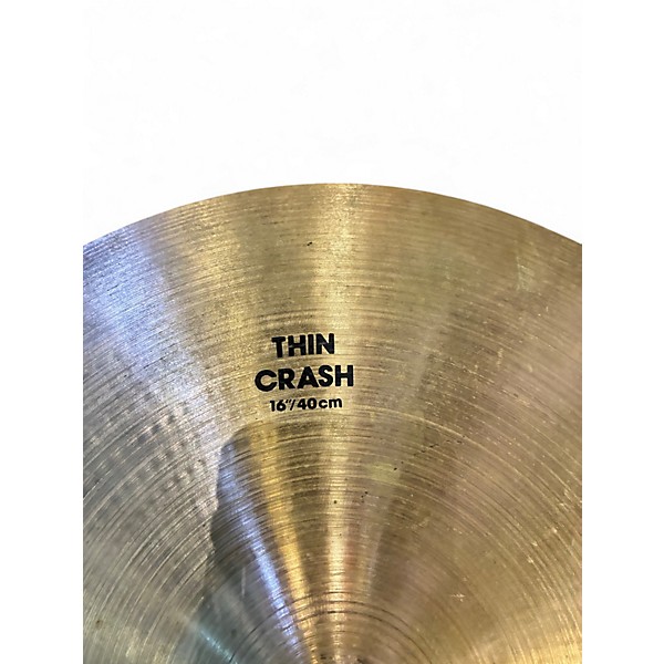 Used Zildjian 16in A Series Thin Crash Cymbal
