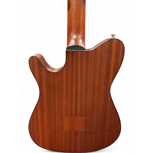 Used Ibanez FHR10N Rose Gold Metallic Classical Acoustic Electric Guitar