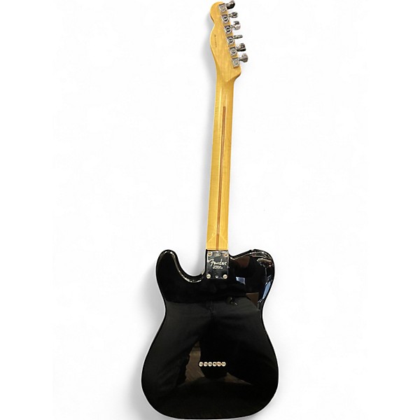 Used Fender Deluxe Telecaster Black Solid Body Electric Guitar