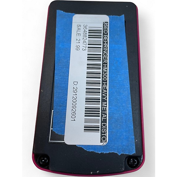 Used Behringer HM300 Heavy Metal Distortion Effect Pedal