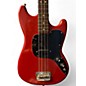 Vintage 1974 Fender Musicmaster Fiesta Red Electric Bass Guitar