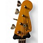 Vintage 1974 Fender Musicmaster Fiesta Red Electric Bass Guitar