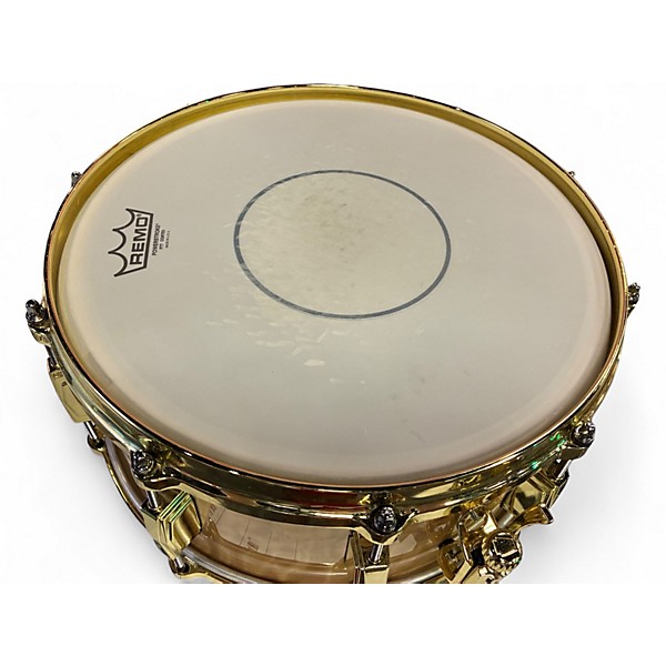 Used Ludwig 14in Limited-Edition Maple Exotic With Steinway Crown Jewel Venee Iced Birch Drum