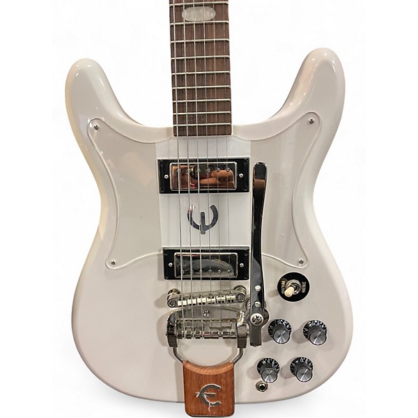 Used Epiphone 50th Anniversary 1962 Reissue Crestwood Custom Alpine White Solid Body Electric Guitar