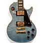 Used Epiphone Les Paul Custom TRANSLUCENT BLUE Solid Body Electric Guitar