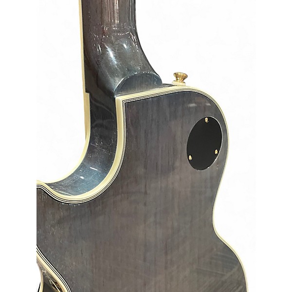 Used Epiphone Les Paul Custom TRANSLUCENT BLUE Solid Body Electric Guitar