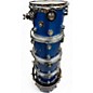 Used DW 5 Piece Collector's Series BLUE SPARKLE Drum Kit
