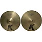Used Zildjian 13in K Custom Dark Hi Hat Pair Cymbal thumbnail