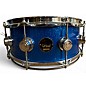 Used DW 14X5.5 Collector's Series Snare Blue Sparkle Drum thumbnail