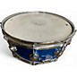 Used DW 14X5.5 Collector's Series Snare Blue Sparkle Drum