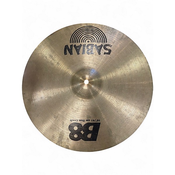 Used SABIAN 16in B8 Thin Crash Cymbal