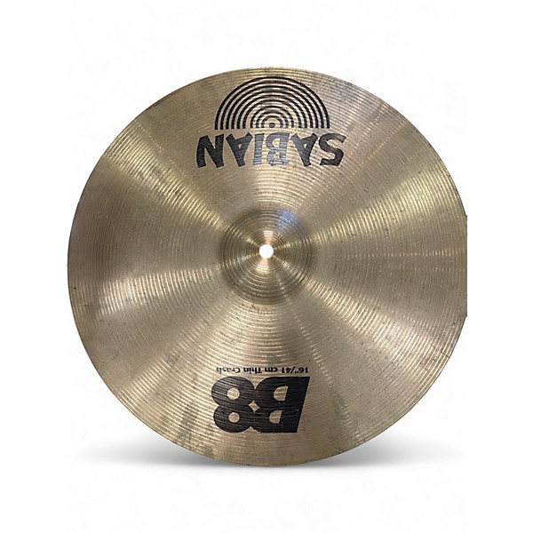 Used SABIAN 16in B8 Thin Crash Cymbal