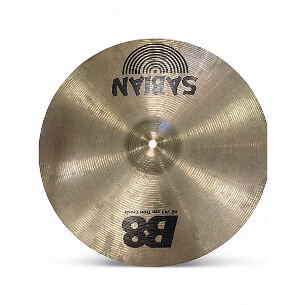 Used SABIAN 16in B8 Thin Crash Cymbal