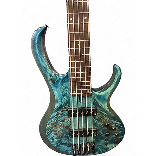 Used Ibanez BTB945 COSMIC BLUE Electric Bass Guitar