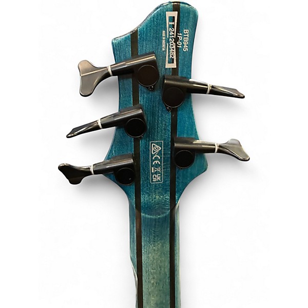 Used Ibanez BTB945 COSMIC BLUE Electric Bass Guitar