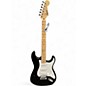 Used Squier Standard Stratocaster Black and White Solid Body Electric Guitar thumbnail