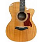 Used Taylor 214CE Natural Acoustic Electric Guitar