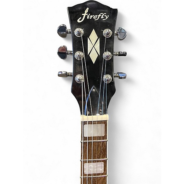 Used Firefly Hollow Body Vintage Sunburst Hollow Body Electric Guitar
