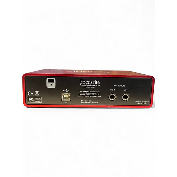 Used Focusrite Scarlett 2i2 Gen 2 Audio Interface
