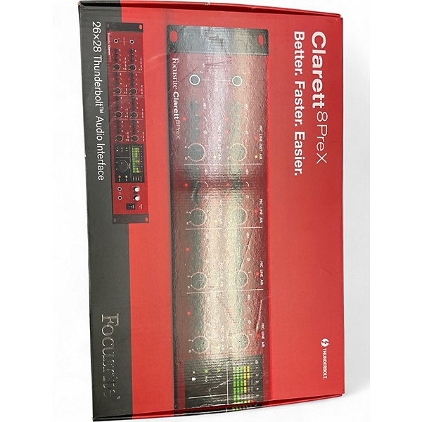 Used Focusrite Clarett 8PreX Audio Interface